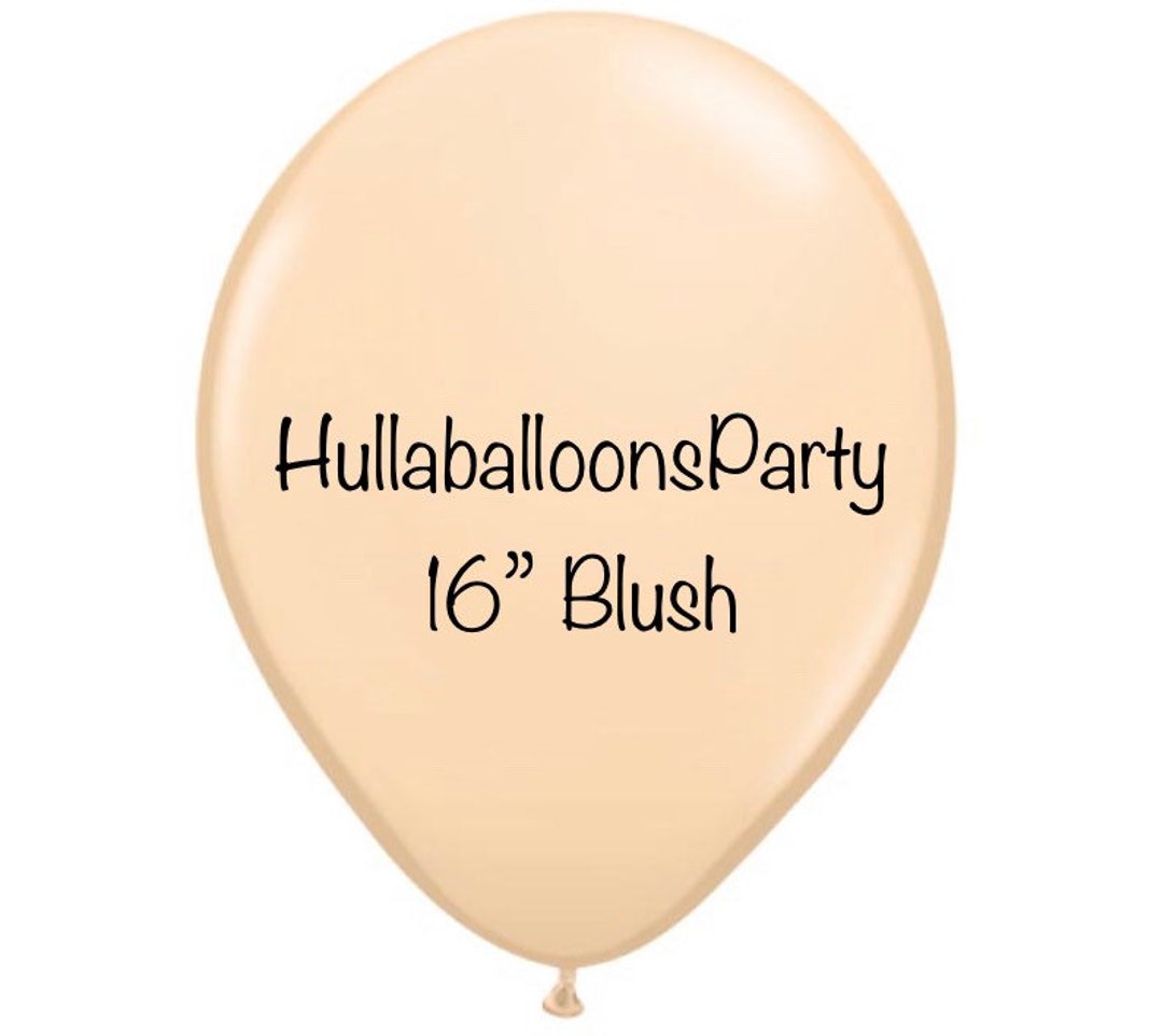 16 Inch Blush Balloons Qualatex Blush Latex Balloons Blush Birthday