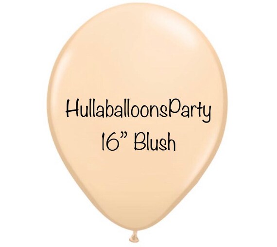 16 Inch Blush Balloons Qualatex Blush Latex Balloons Blush Etsy