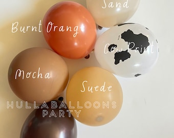 Western Balloons | Barnyard Birthday | Farm Baby Shower | Balloons for Baby Block Boxes | First Rodeo Birthday | How The West Was One