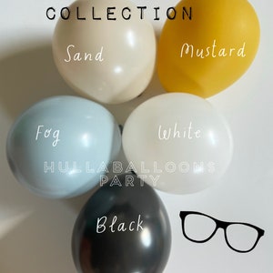 Palloncini Cool Dude / Un compleanno Cool Dude / Un baby shower Happy Dude / Palloncini per scatole di blocchi per bambini / Compleanno nero e giallo