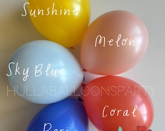 Periwinkle Balloons | Spring Birthday | Floral Baby Shower | Coral Birthday