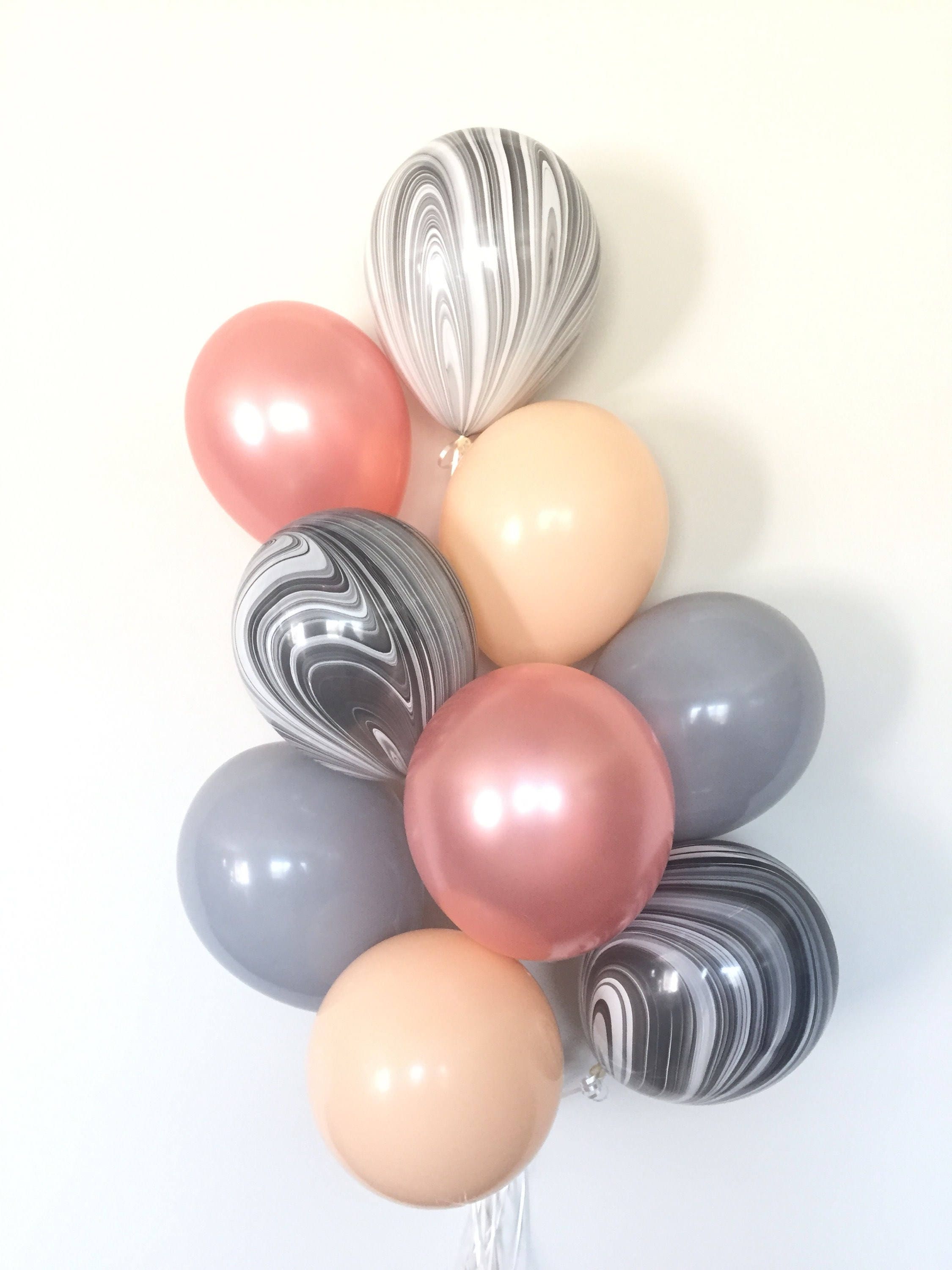 Bouquet Ballons Rose Gold