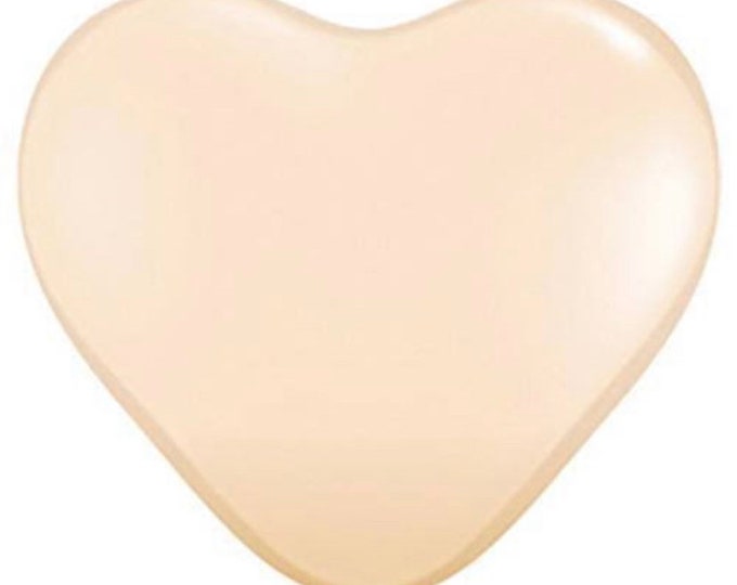 Mini Blush Heart Balloons | 5” Latex Heart Balloons | Galentines Day Party Decor | Blush Heart Birthday Balloons | Be Mine Valentine