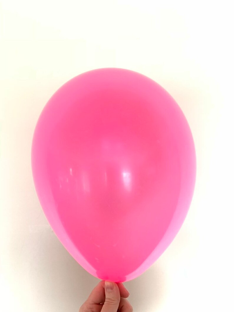 Neon Pink Balloons Pink Balloons Neon Balloons Neon | Etsy
