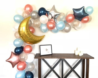 Twinkle Little Star Balloons | Twinkle Little Star Baby Shower Decor | Balloon Decorations | Gender Reveal Balloons | Gender Reveal Baby