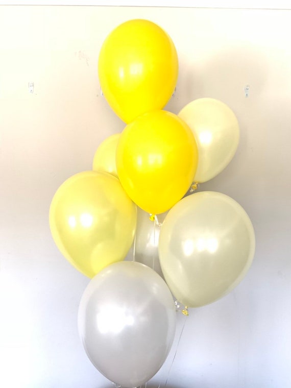 Yellow and Blush Balloons Citrus Bridal Shower Decor Pink Lemonade Balloons Pink Lemonade First Birthday Citrus Bab Lemon Balloons