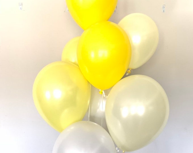 Yellow Balloons | Lemon Balloons | Citrus Balloons | Lemonade Balloons | Citrus Bridal Shower Decor | Lemonade First Birthday