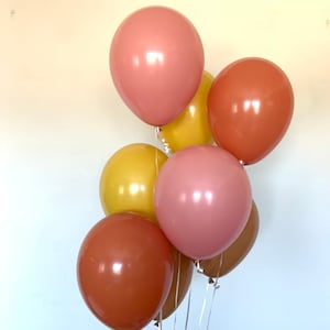 Boho Rainbow Balloons | Fall Harvest Balloons | Boho Bridal Shower Decor | Boho Baby Shower | Boho Birthday Balloons