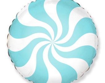 Baby It's Cold Outside | Winter Baby Shower Decor | Pastel Blue Swirl Balloons | Winter ONEderland Birthday Balloons | Pastel Candy Birthday