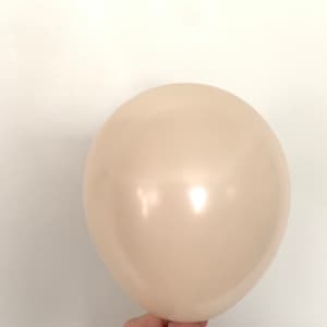 May include: A single, off-white balloon.