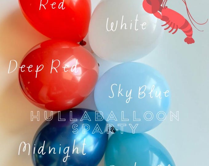 Lobster Balloons | Pinch Me I’m One Birthday | Crawfish Boil Baby Shower | Balloons for Baby Block Boxes | Lobster Bridal Shower | Crab
