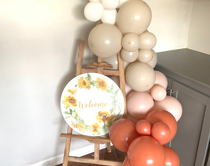 Terracotta and Blush Balloon Garland | Boho Birthday Party | Here Comes The Sun Baby Shower | Boho first Birthday