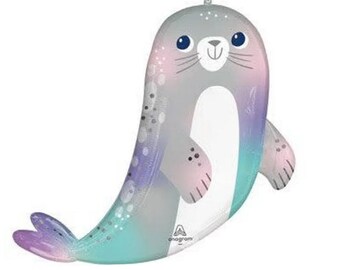 Sea Lion Balloon | Ocean Party Decor | Pool Birthday Party Decor | Beach Birthday Party Decor | Under The Sea Balloons | Oneder the Sea Firs