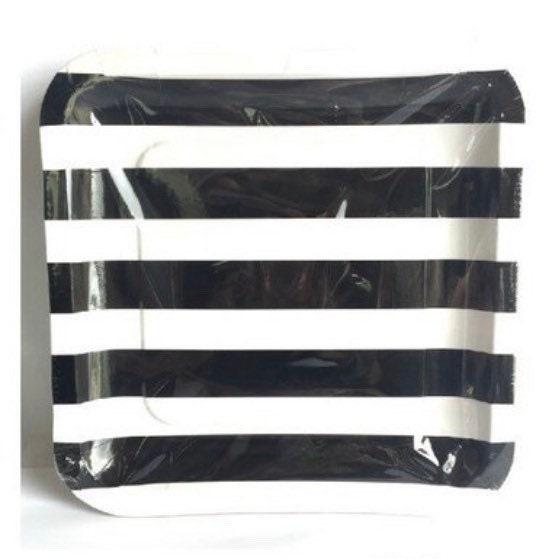 Kate Spade Party Decor Black And White Striped Party Decor
