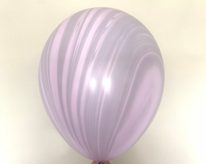 Pastel Purple Agate Balloons | Pastel Purple Marbled Balloons | Matte Lavender Balloons | Pastel Galaxy Balloons | Pastel Galaxy Birthday