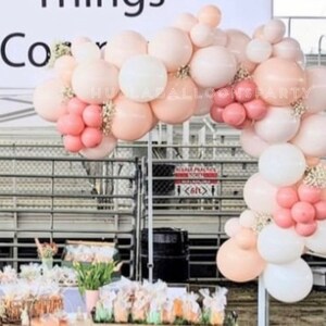 Blush Boho Balloon Garland Kit | Dusty Rose Balloon Garland | Blush First Birthday Balloons | Dusty Mauve Bridal Shower | Blush Baby Shower