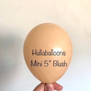 Mini Blush Balloons | Neutral Balloons | Mini 5” Latex Balloons | Beige Balloon Garland | Balloon Artist | Blush Balloon Decor