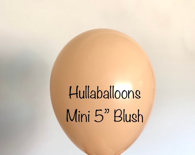 Mini Blush Balloons | Neutral Balloons | Mini 5” Latex Balloons | Beige Balloon Garland | Balloon Artist | Blush Balloon Decor