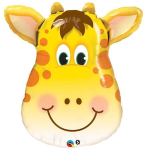 Giraffe Balloons | Jungle Birthday Balloons | Safari Baby Shower Decor | Wild One Balloons | Two Wild Birthday Party | Wild & Three