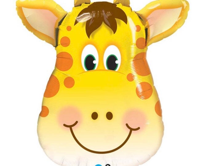 Giraffe Balloons | Jungle Birthday Balloons | Safari Baby Shower Decor | Wild One Balloons | Two Wild Birthday Party | Wild & Three