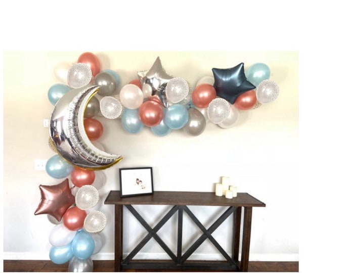 Twinkle Little Star Balloons | Twinkle Little Star Baby Shower Decor | Balloon Decorations | Gender Reveal Balloons | Gender Reveal Baby