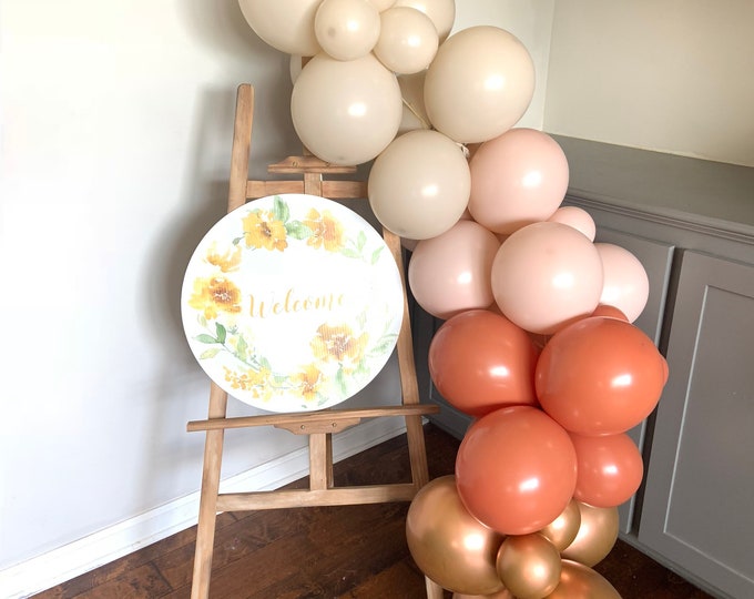 Terracotta and Blush Balloon Garland | Boho Birthday Party | Here Comes The Sun Baby Shower | Boho first Birthday