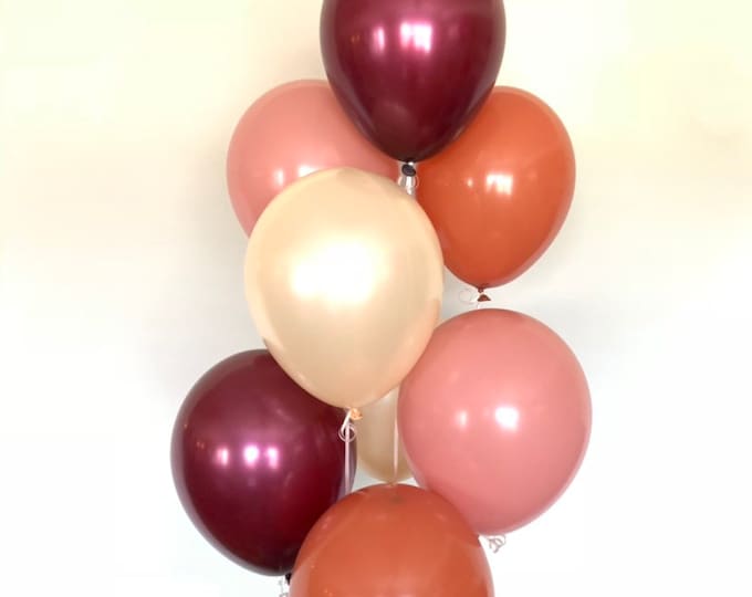 Fall Balloons Boho Rainbow Balloons | Boho Bridal Shower Decor | Boho Baby Shower | Boho Birthday Balloons