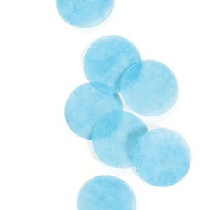 Confettis bleu bébé | Confettis bleu clair révélateurs de genre | Décoration de fête prénatale pour garçon | Décoration de douche nuptiale bleue | 1" papier de soie bleu confettis Ci