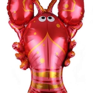 Palloncini a forma di aragosta / Decorazioni per il compleanno di Pinch Me I'm One / Decorazioni per la festa di compleanno di Crawfish Boil / Decorazioni per la festa di compleanno di Crawfish / Addio al nubilato di Crawfish