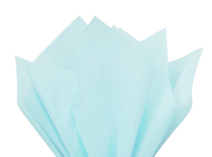 Light Blue Tissue Paper 24 Sheets Light Blue Tissue Paper 20x 30 Tissue  Paper Sheets Light Blue Party Decor Light Blue Gift Wrap 