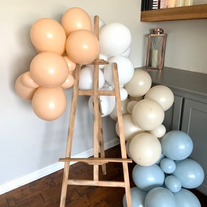 Peach and Fog Balloon Garland | Boho Bridal Shower Decor | Neutral Baby Shower | Boho Balloon Garland | Boho Chic Balloon Garland |