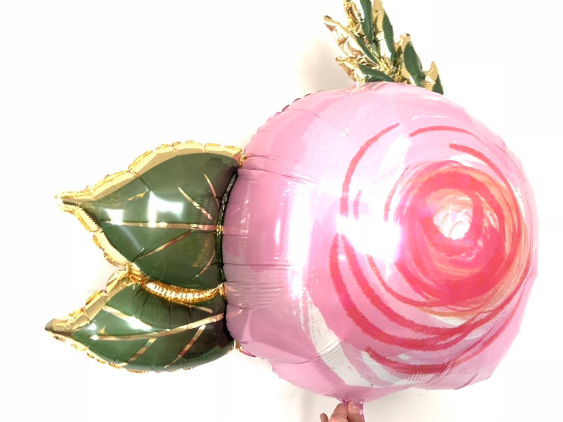 Floral Balloons Rose Balloons Bridal Shower Decor Birthday Photo