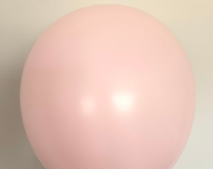 Pastel Matte Pink Balloons | Pink Latex Balloons | Blush Pink Birthday Party Decor | Pink Bridal Shower Decor | Pink Baby Shower Decor