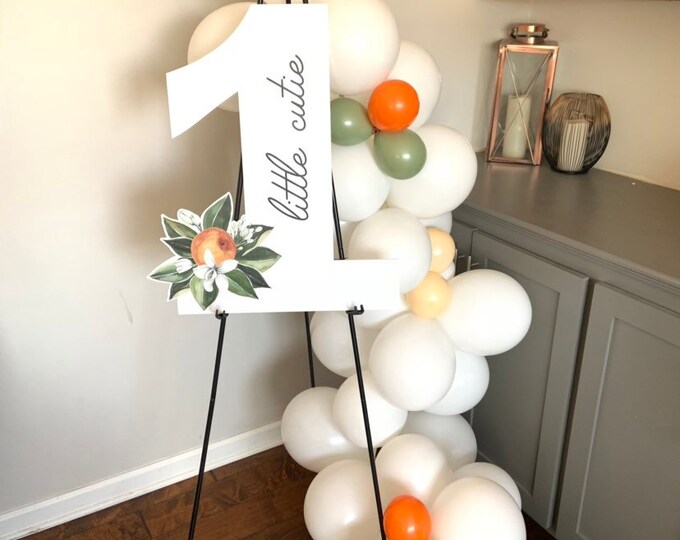 Little Cutie Balloon Garland | It's Sweet To Be One First Birthday Party | Little Cutie First Birthday Balloons| Orange Blossom Balloons