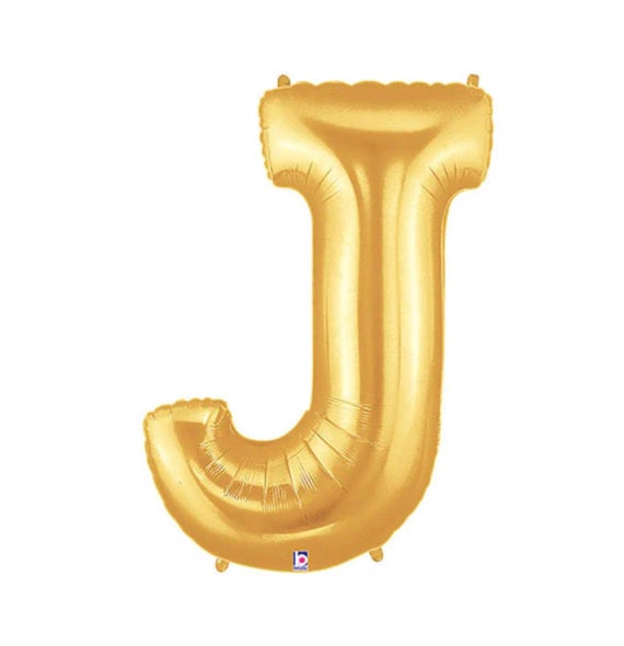 Ballon lettre géant doré pour déco anniversaire et mariage