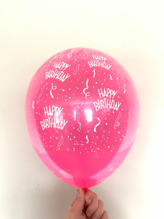 Pink Chic Happy 80th Birthday Latex-Luftballons – Für 80. Geburtstagsparty, Hochwertig, Ungiftig, Für Innen & Außen