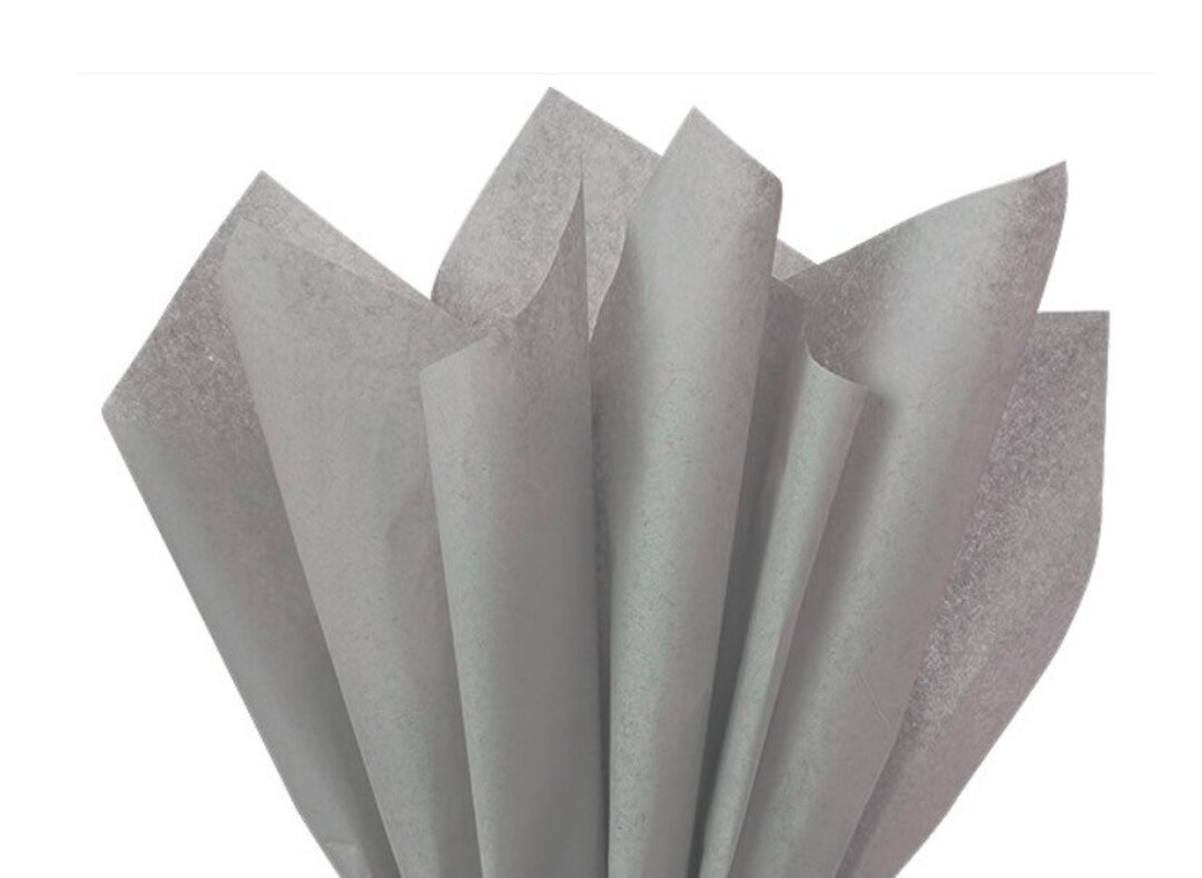 Gray Tissue Paper | 24 Sheets Gray Tissue Paper | 20”x 30” Tissue Paper ...