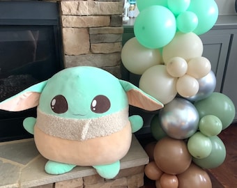 One With The Force Balloon Garland | The Child Birthday Party | Green and Brown Birthday | Wars Balloon Arch | The Best Birthday Balloons
