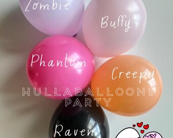 Palloncini Hey Boo / Compleanno di Halloween / Baby Shower Little Boo / Palloncini per scatole di blocchi per bambini / Primo compleanno Spooky One