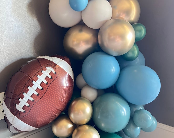 First Down Balloon Garland | Football Birthday Party | Football first Birthday | Football Era Balloon Arch | Touch Down Birthday Balloons