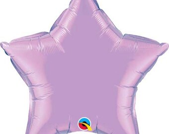 Twinkle Little Star Balloons | Lavender Star Balloon | Birthday Party Decor | Galaxy Birthday Balloons | Purple Star Balloons