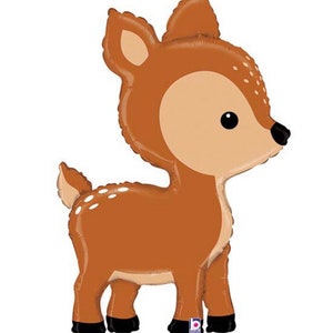 Deer Balloon | Woodland Party Decor | Woodland Baby Shower Decor | Woodland Animal Balloons | Little Deer Baby Shower Decor | Baby Doe