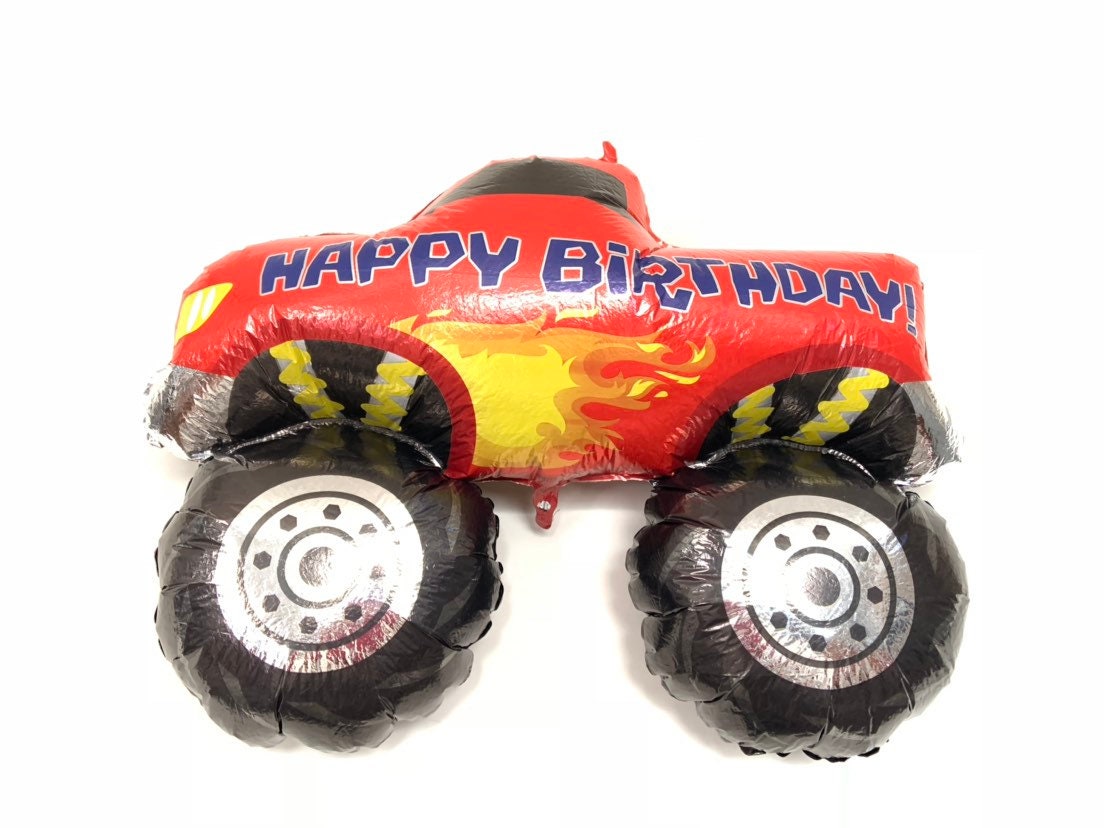 Monster truck balloons  truck birthday party  monster truck party Monster truck balloons  truck birthday party  monster truck party