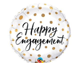 Happy Engagement Balloons | Bride to Be Balloons | Congratulations Mr and Mrs Balloons | Bride and Groom Wedding Balloons | Engagement Party