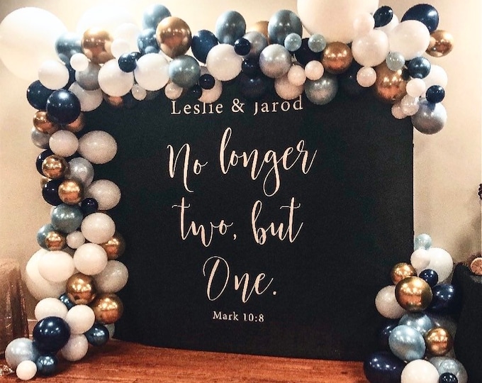 Slate Blue Balloon Garland Kit | Navy and White Balloon Garland | Dusty Blue Bridal Shower | Slate Blue Baby Shower | Something Blue Bridal