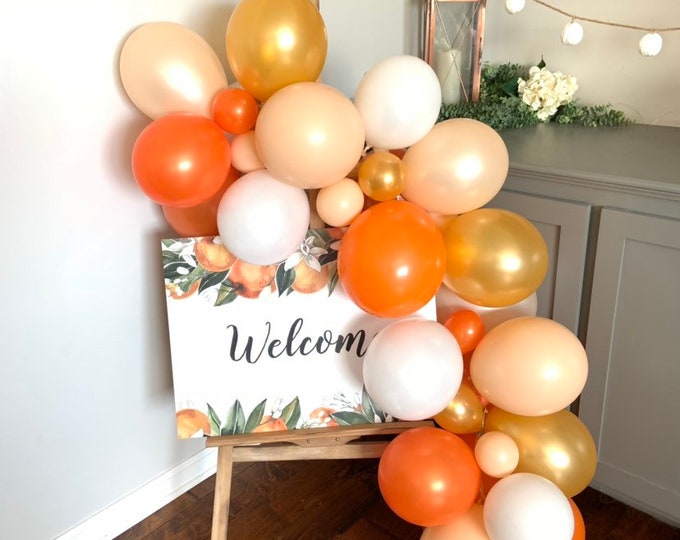 Little Cutie Balloon Garland | A Little Cutie Is On The Way Baby Shower Decor | Love is Sweet Bridal Shower | It's Sweet To Be One First Bi