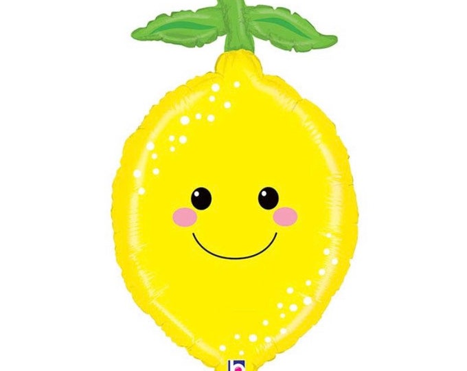 Lemon Balloon | Main Squeeze Bridal Shower Decor | Fruit Balloons | Tropical Baby Shower Decor | Lemonade Birthday Balloons