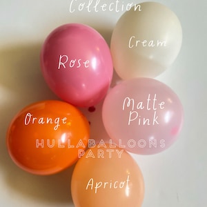 Pink Little Cutie Balloons | Little Cutie Birthday | Little Pumpkin Baby Shower | Balloons for Balloon Boxes | Pink and Orange Bridal Shower