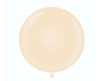 Tuftex Blush Balloons | 24” Blush Balloons| Large Peach Balloons | Jumbo Blush Balloons | Blush Wedding Decor | Blush Bridal Shower Decor