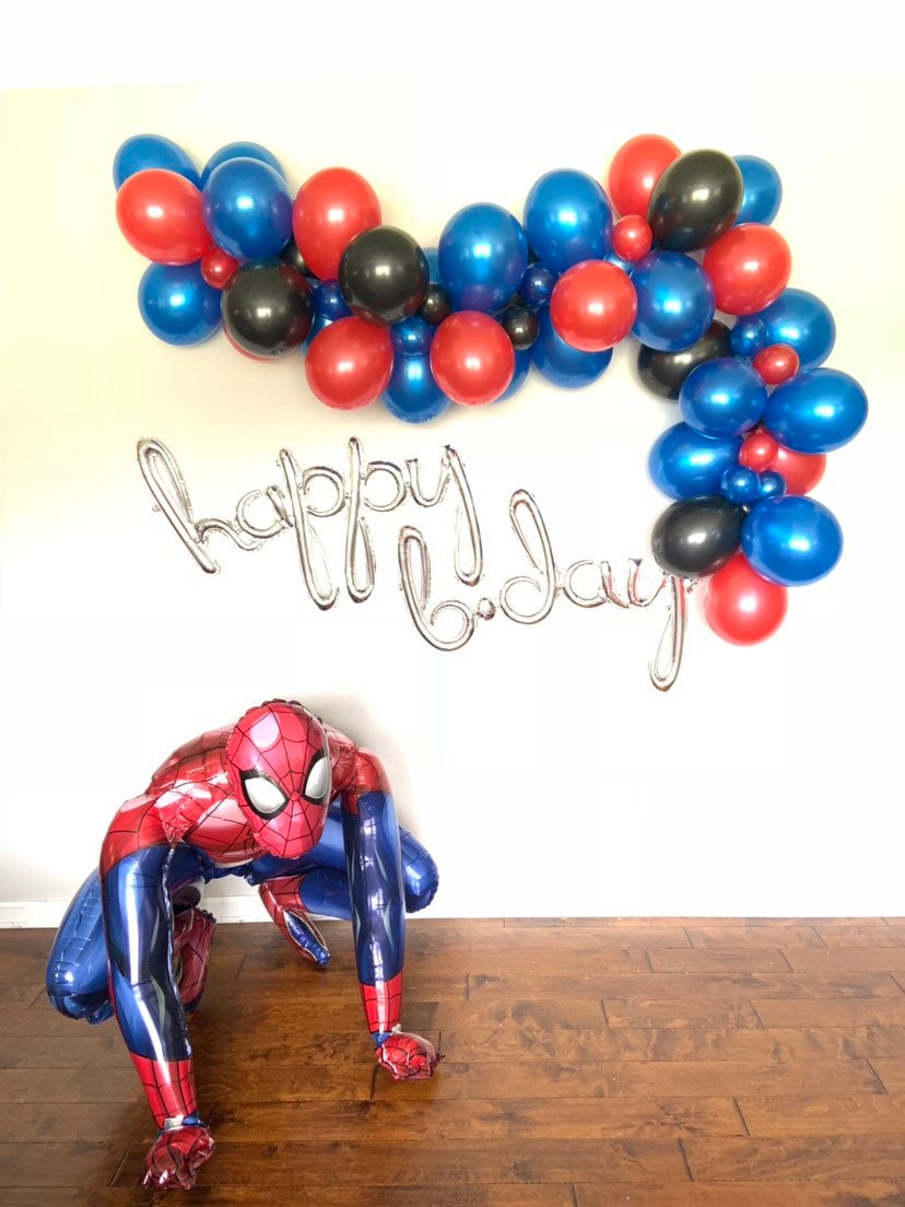 Guirlande Spiderman 11 Fanions  Anniversaire spiderman, Guirlande